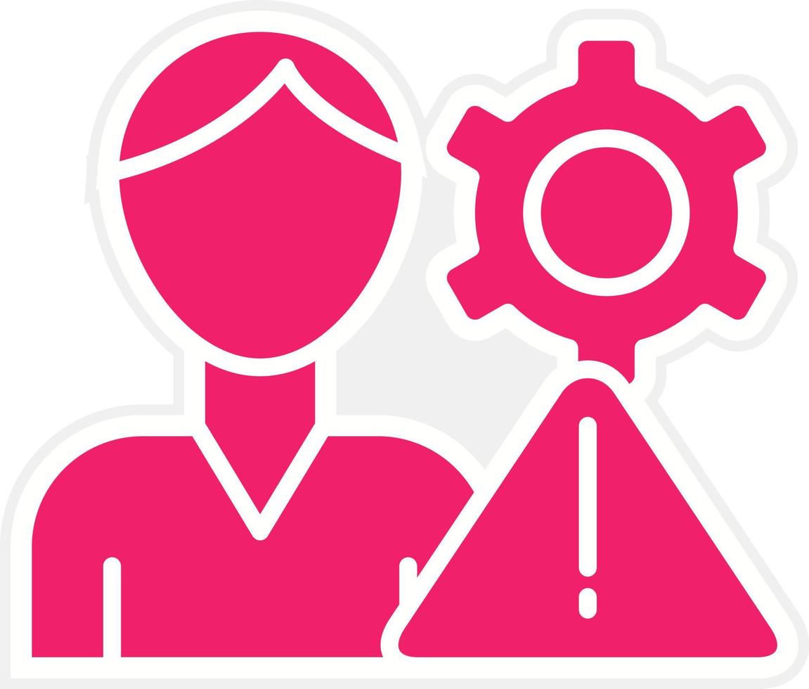 PR Crisis Vector Icon Style