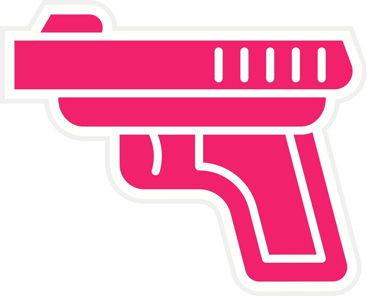 pistola vector icono estilo