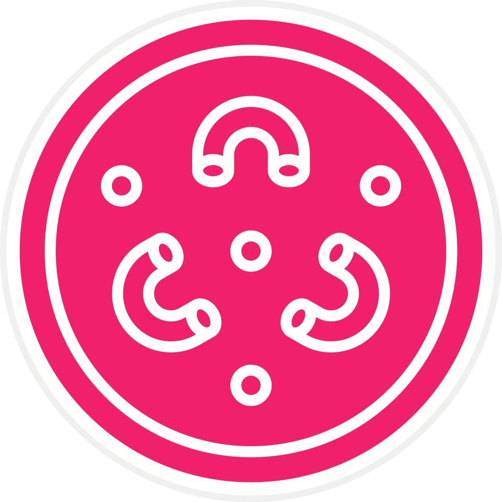 Mac N Cheese Vector Icon Style