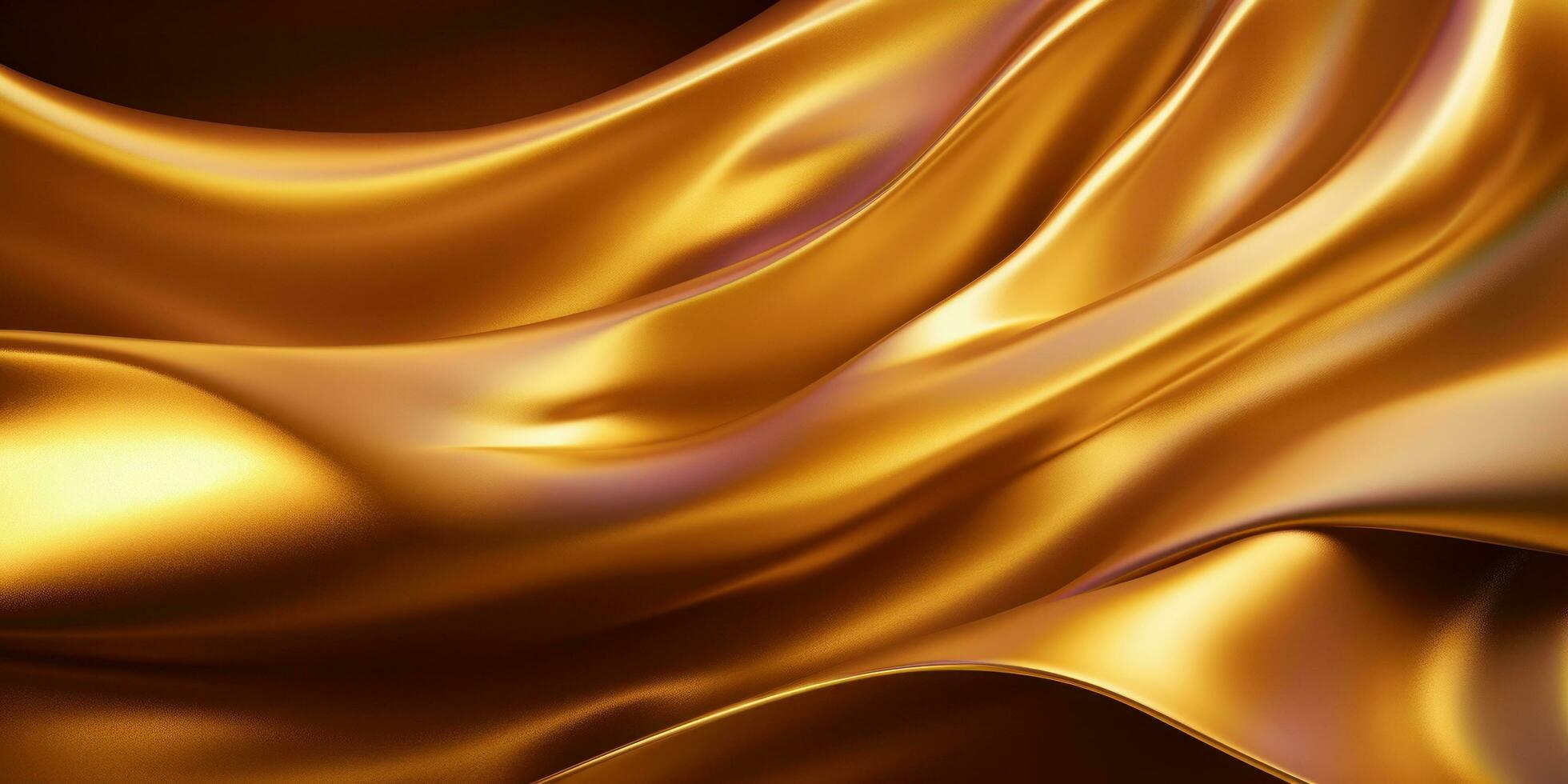 Golden Silk Wave Background photo