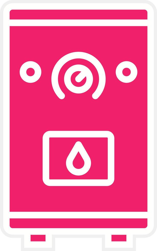 Water Heater Vector Icon Style