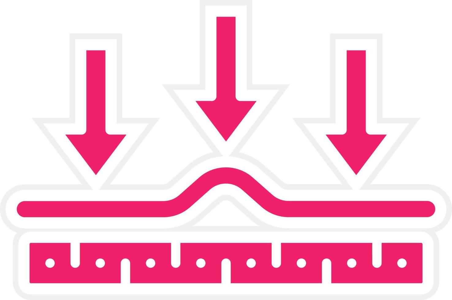 Fabric Wrinkles Vector Icon Style
