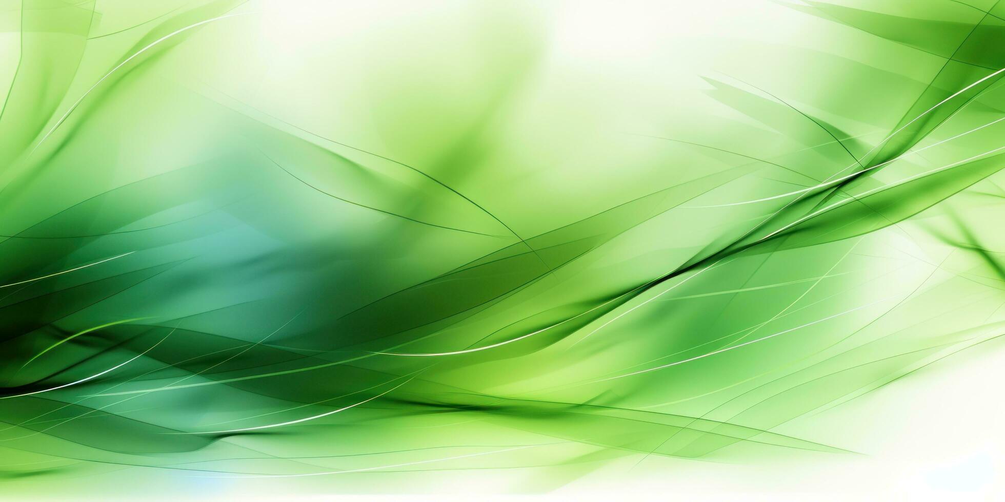Green Gradient Abstract Curve Pattern Background photo