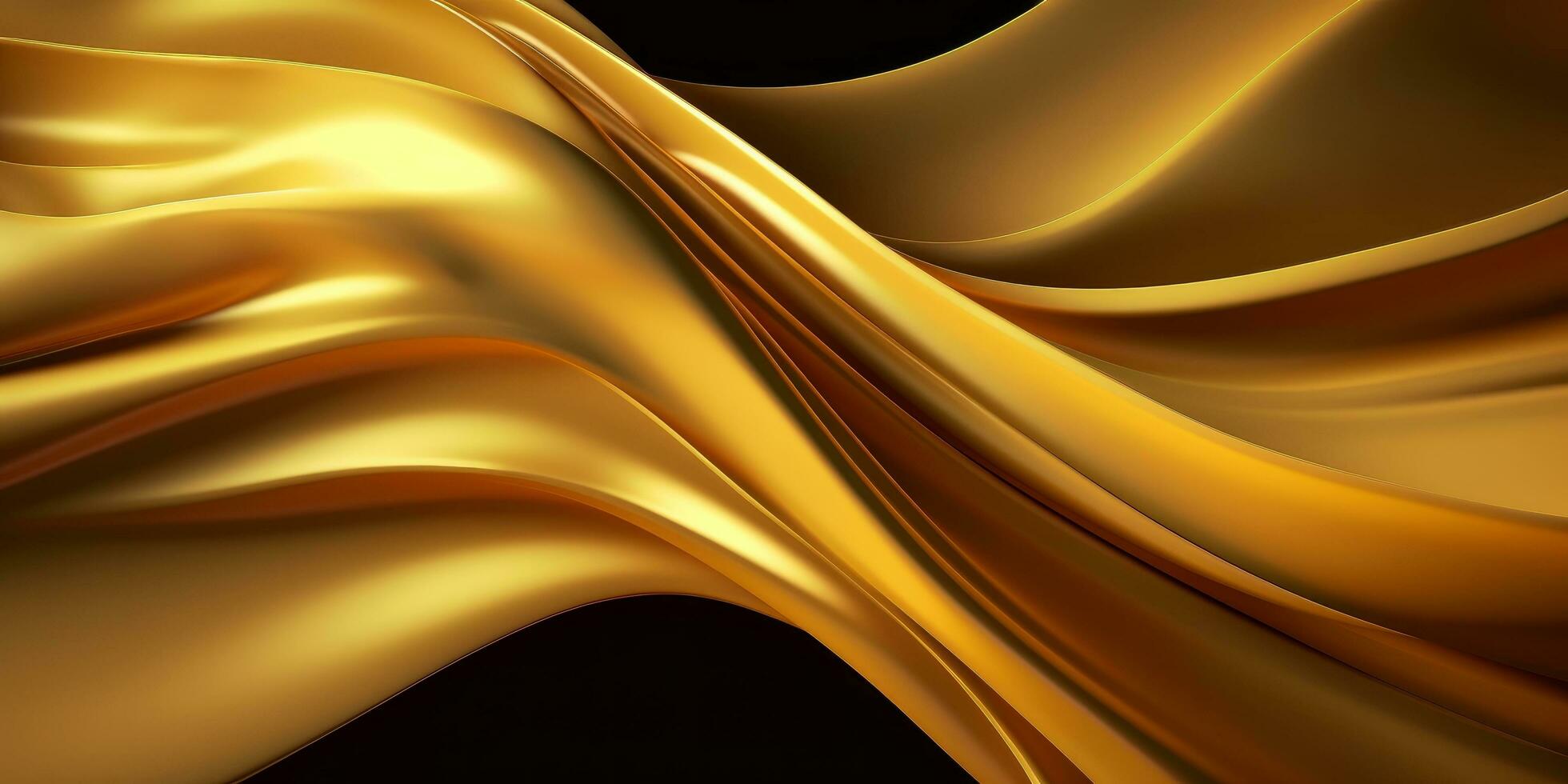 Golden Silk Wave Background photo