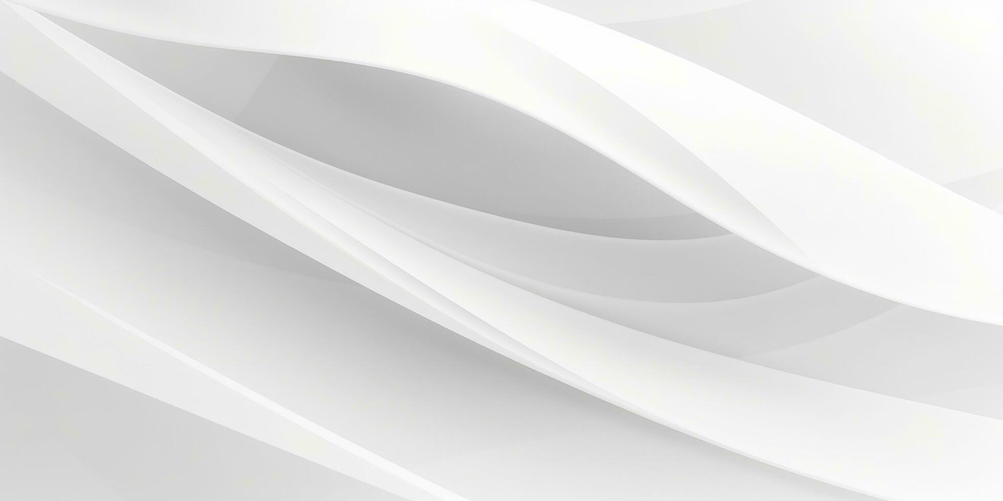White Gradient Abstract Curve Pattern photo