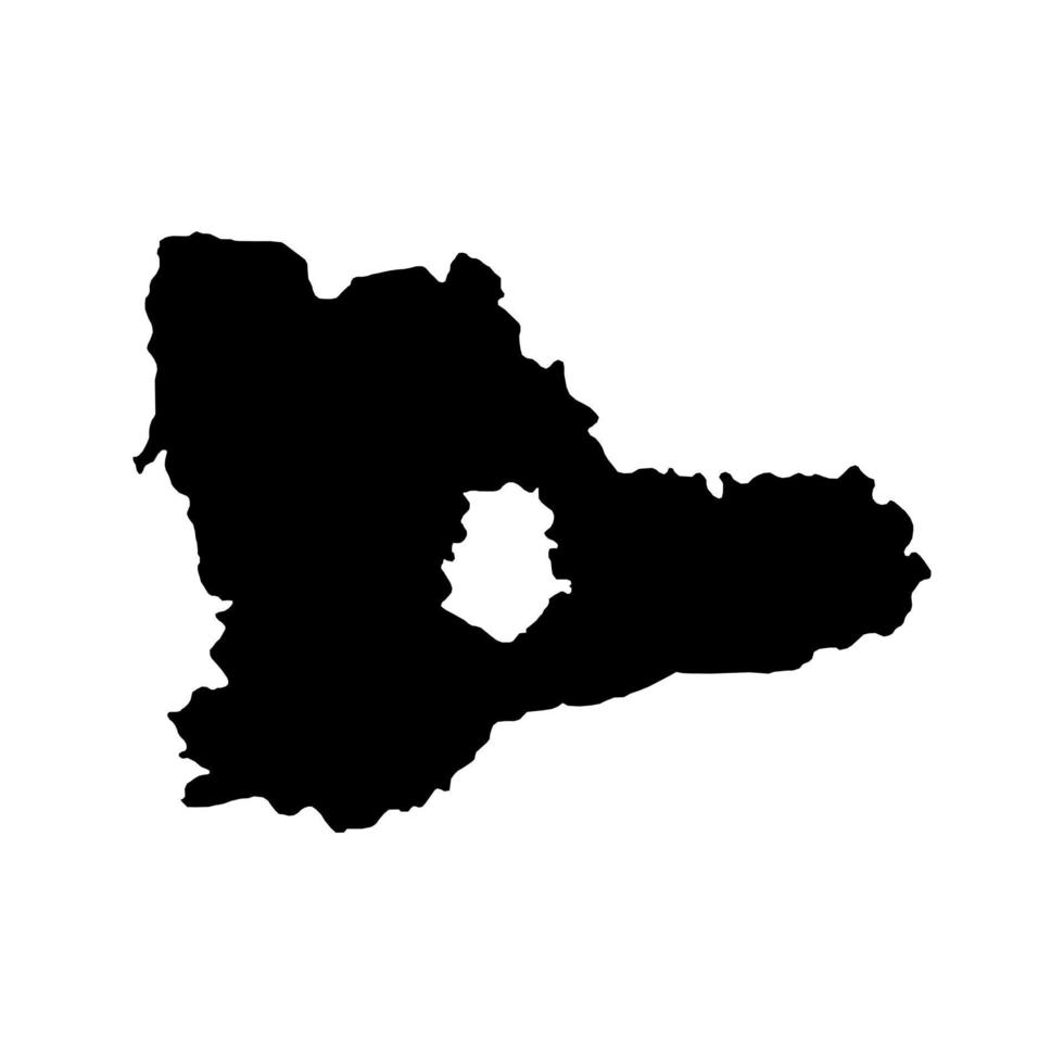 Sud Muntenia development egion map, region of Romania. Vector illustration.