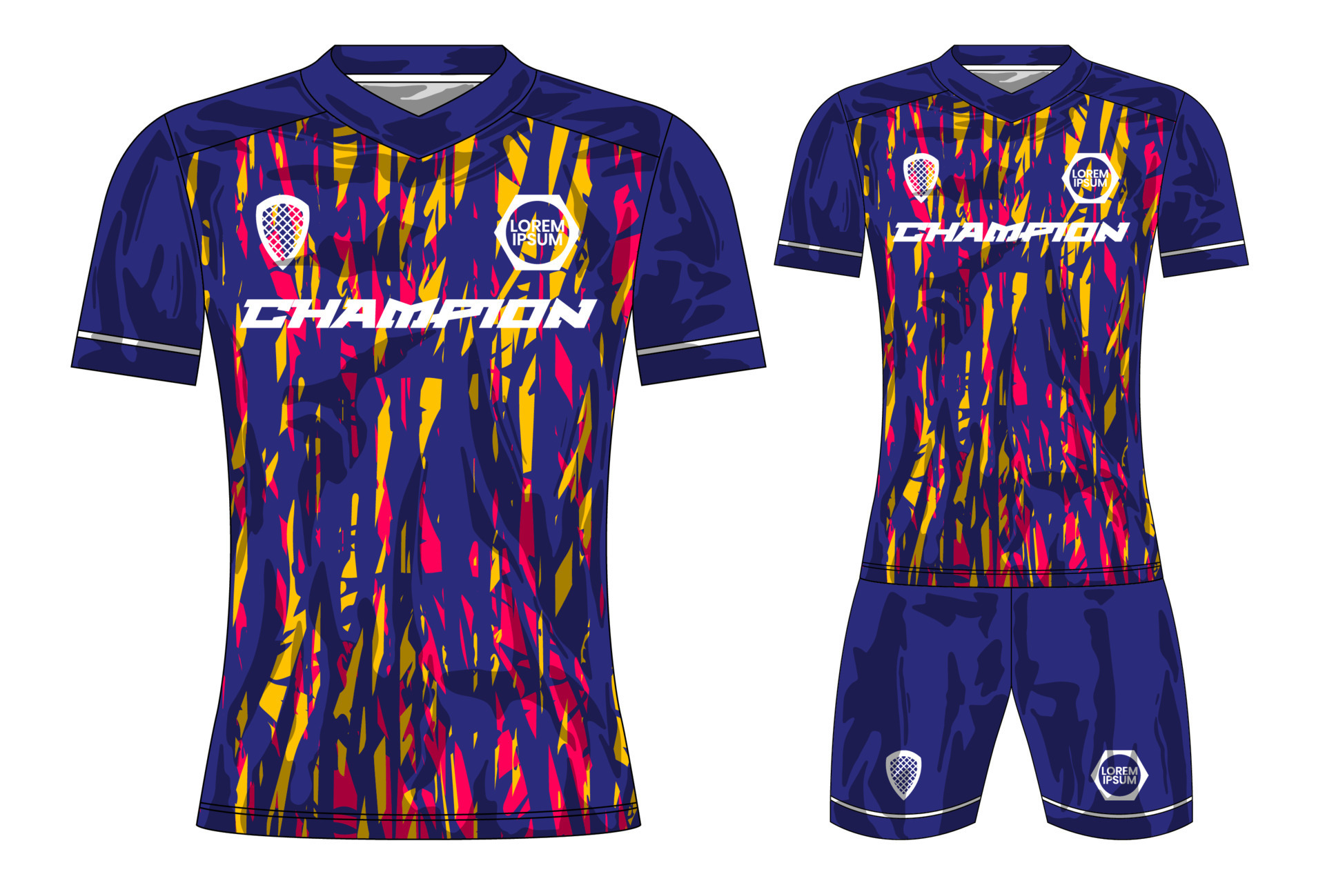 Soccer jersey sport tshirt design mockup for football club 22447950