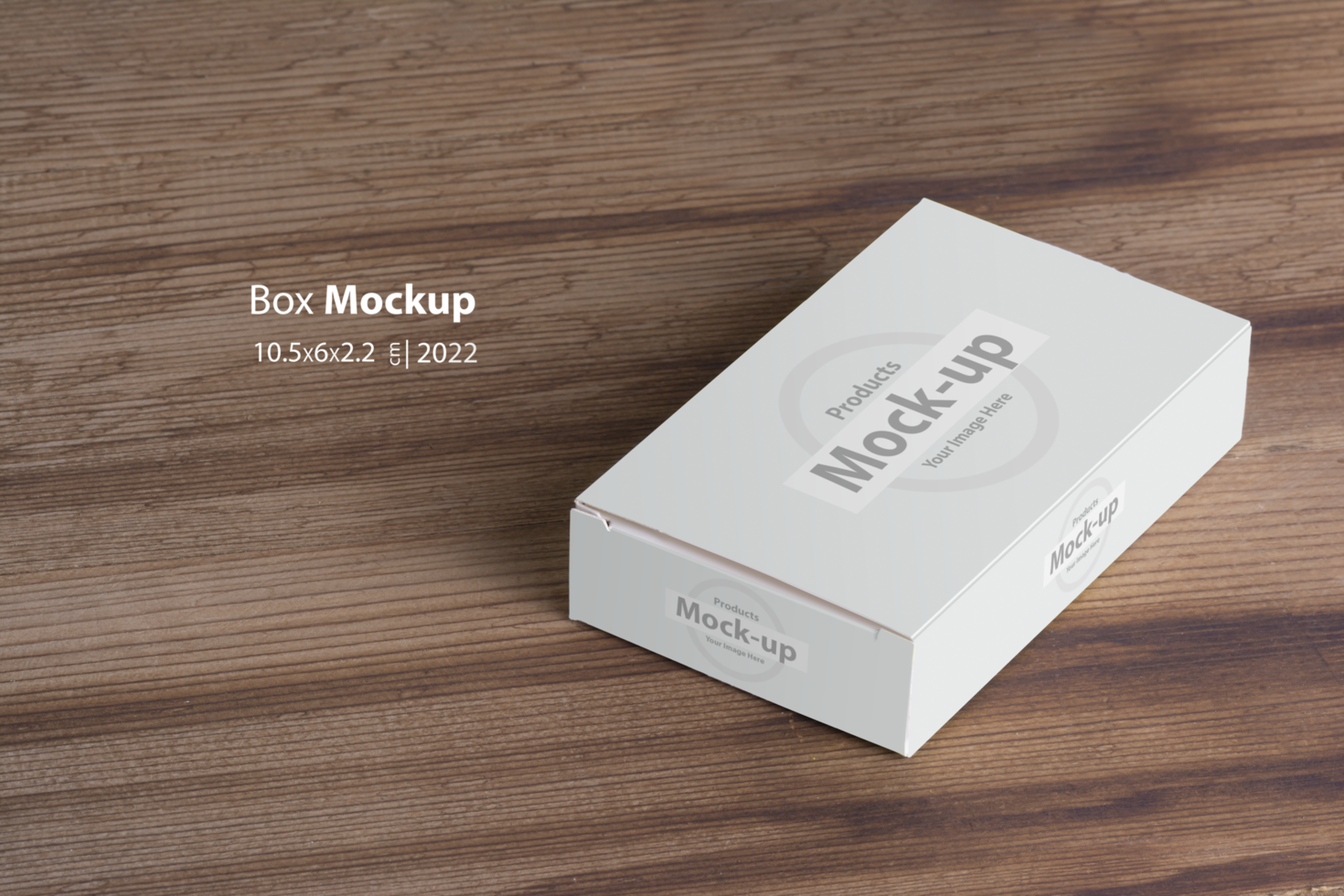 Suppositories packaging on wooden table background psd