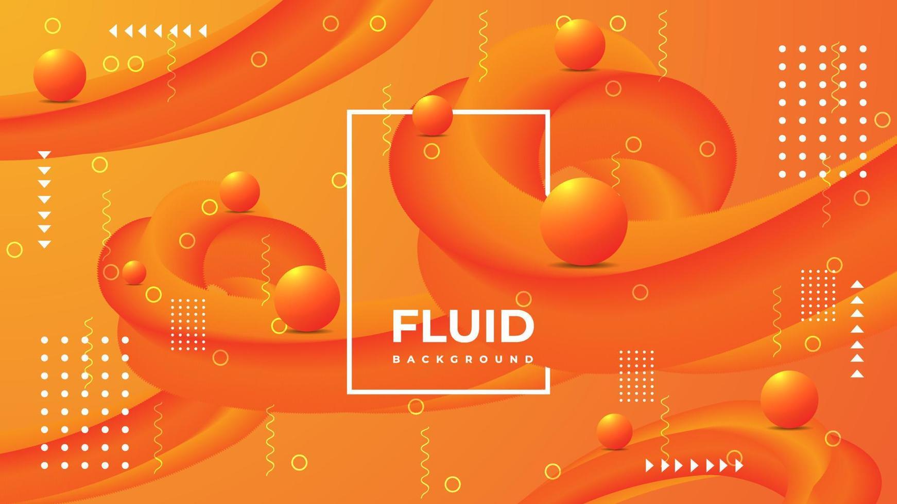 New Fluid abstract modern colorful background design. vector