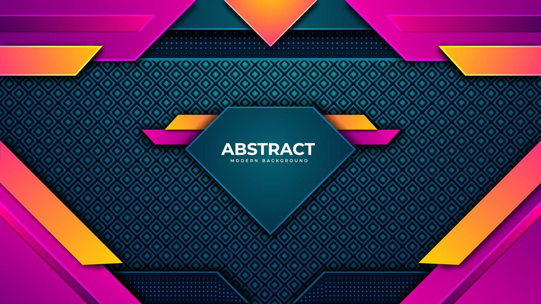 Abstract Geometric Colorful Background creative shape design vector