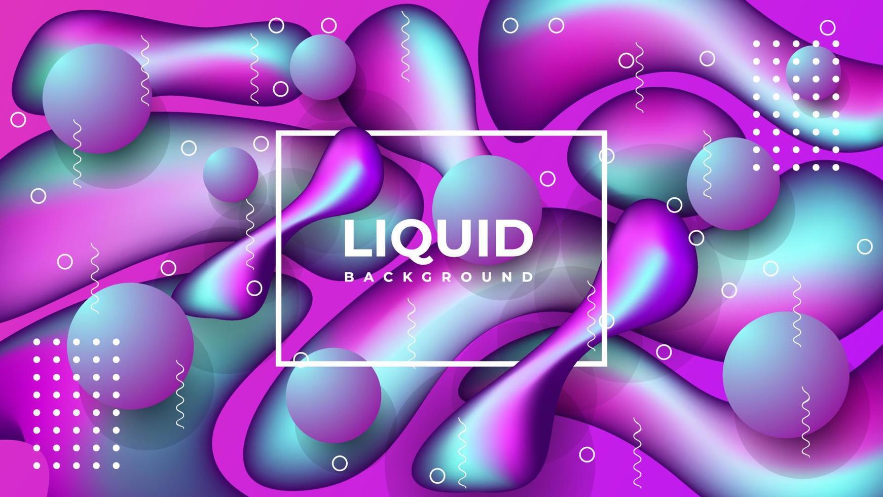 New Abstract Liquid colorful Background design template vector