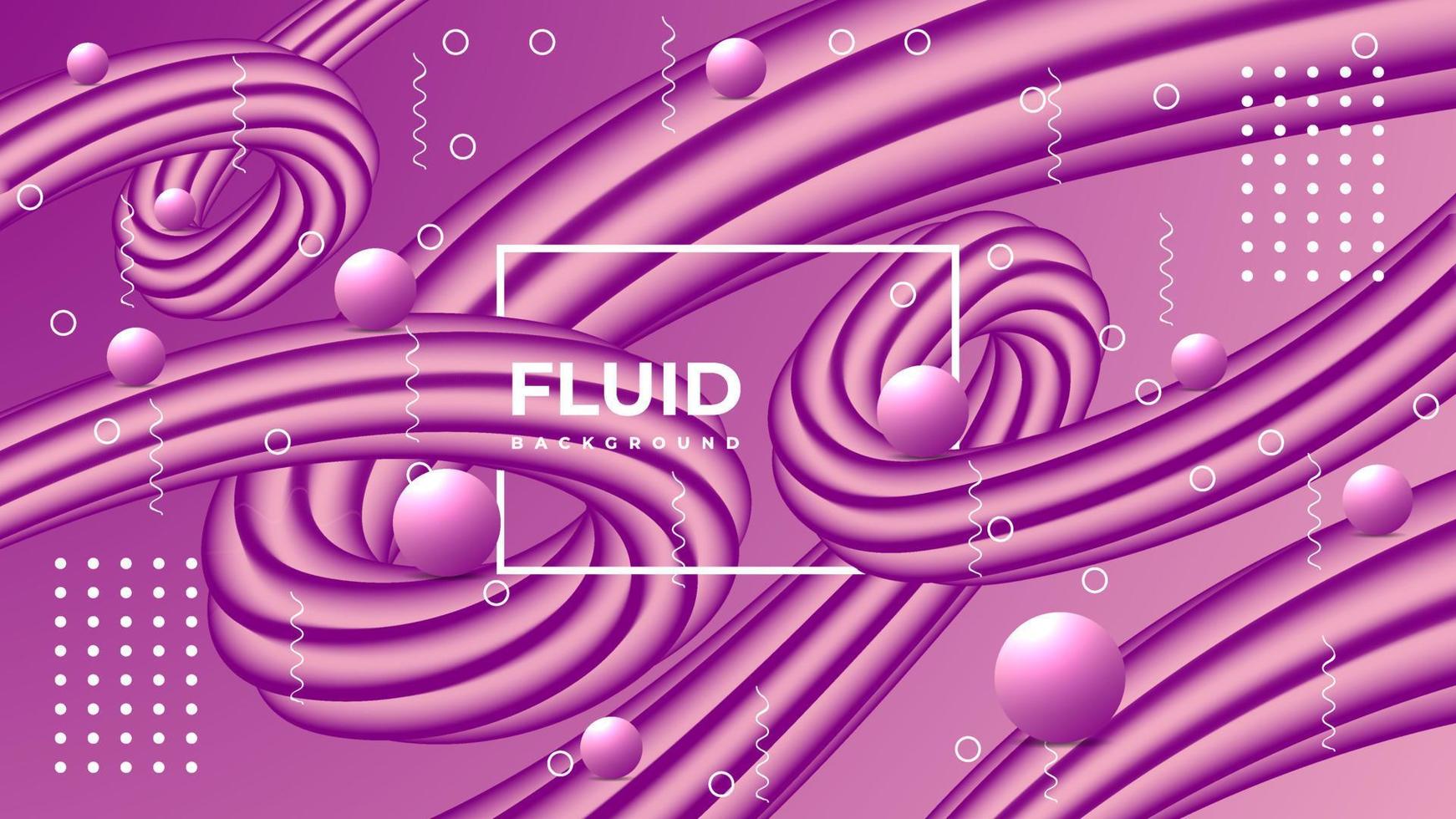 Modern Fluid colorful Background design template vector