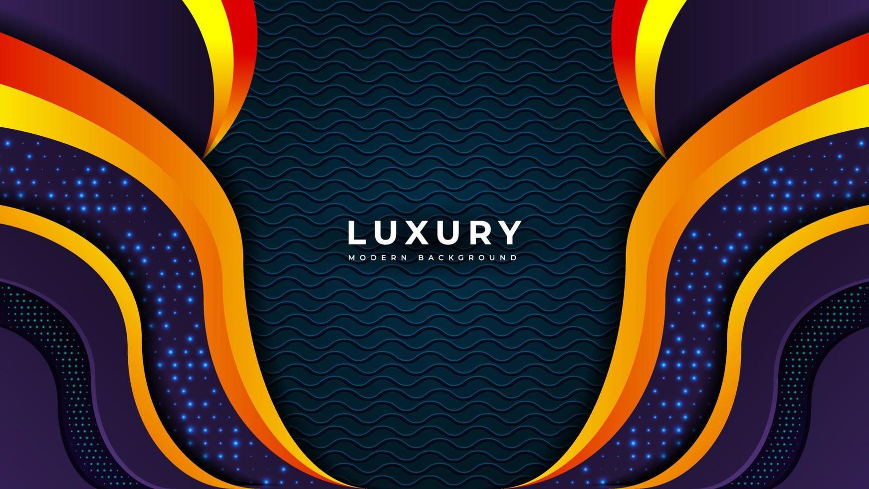 New Luxury Modern Lighting and abstract Background Design vector