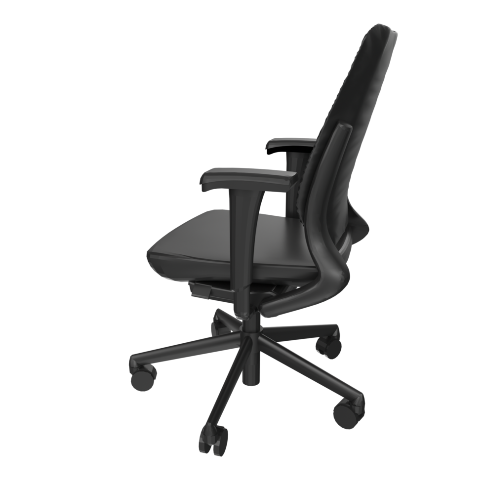 Office chair isolated on transparent png