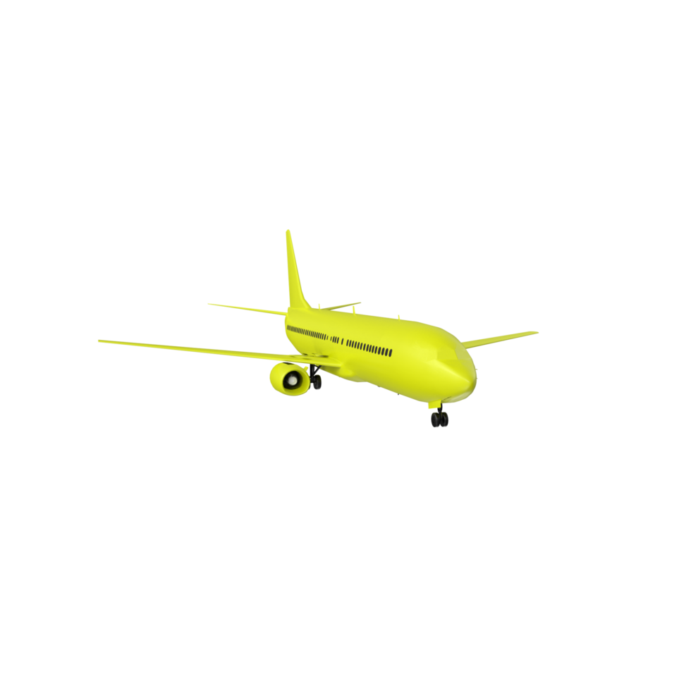 avion isolé sur transparent png