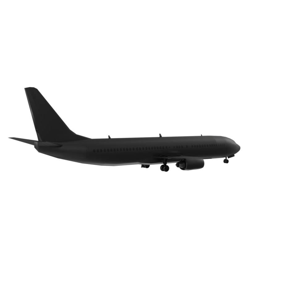 avião isolado em transparente png