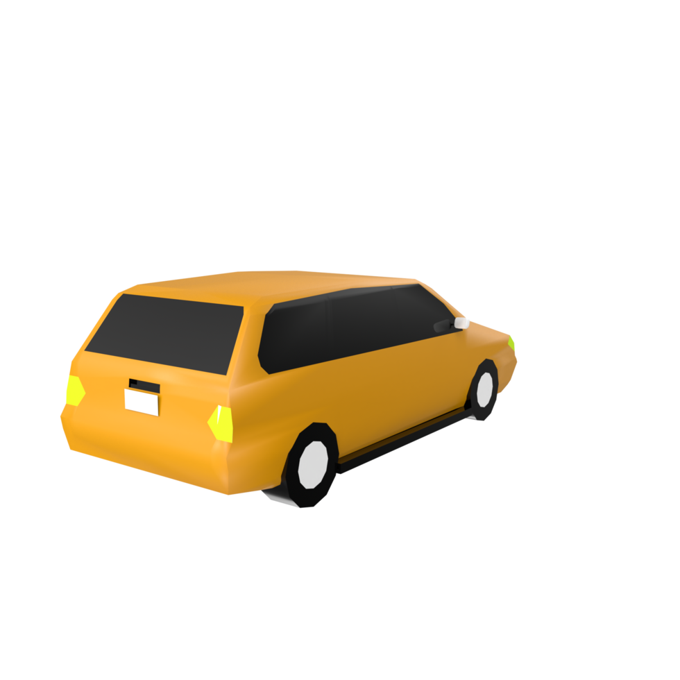 Car isolated on transparent png