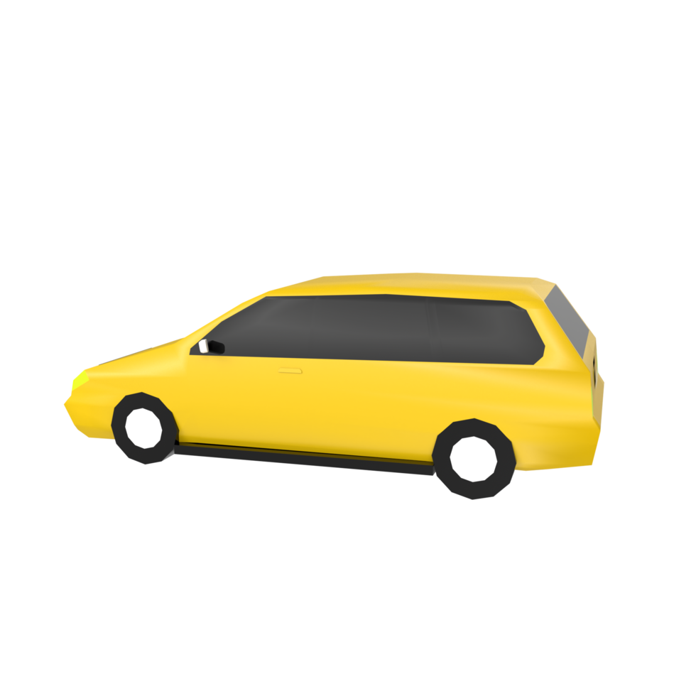 Car isolated on transparent png