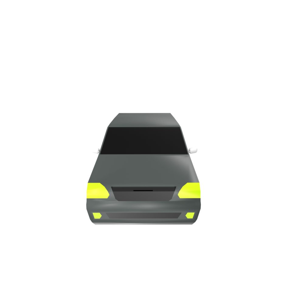 Car isolated on transparent png