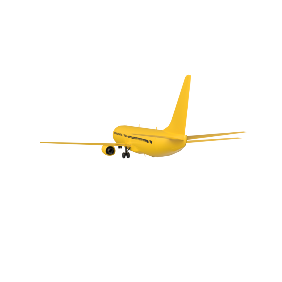 avion isolé sur transparent png