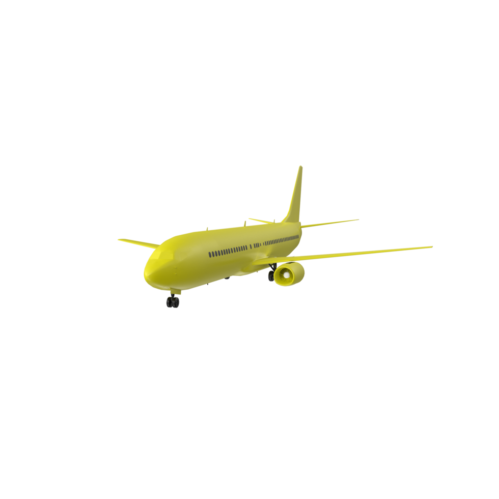 avion isolé sur transparent png