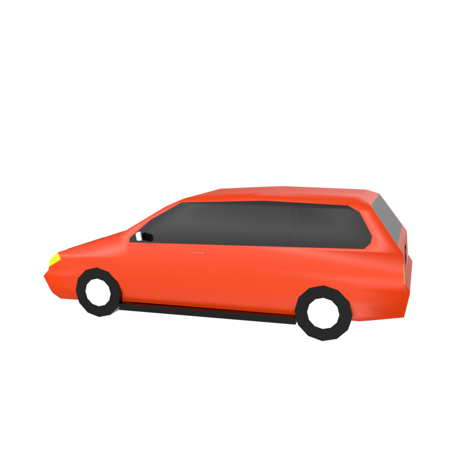 Car isolated on transparent png