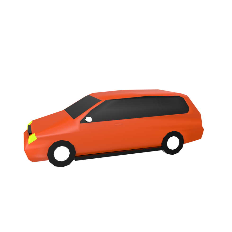 Car isolated on transparent png