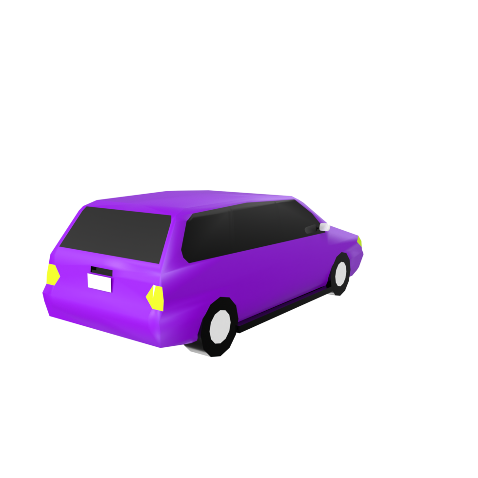 Car isolated on transparent png