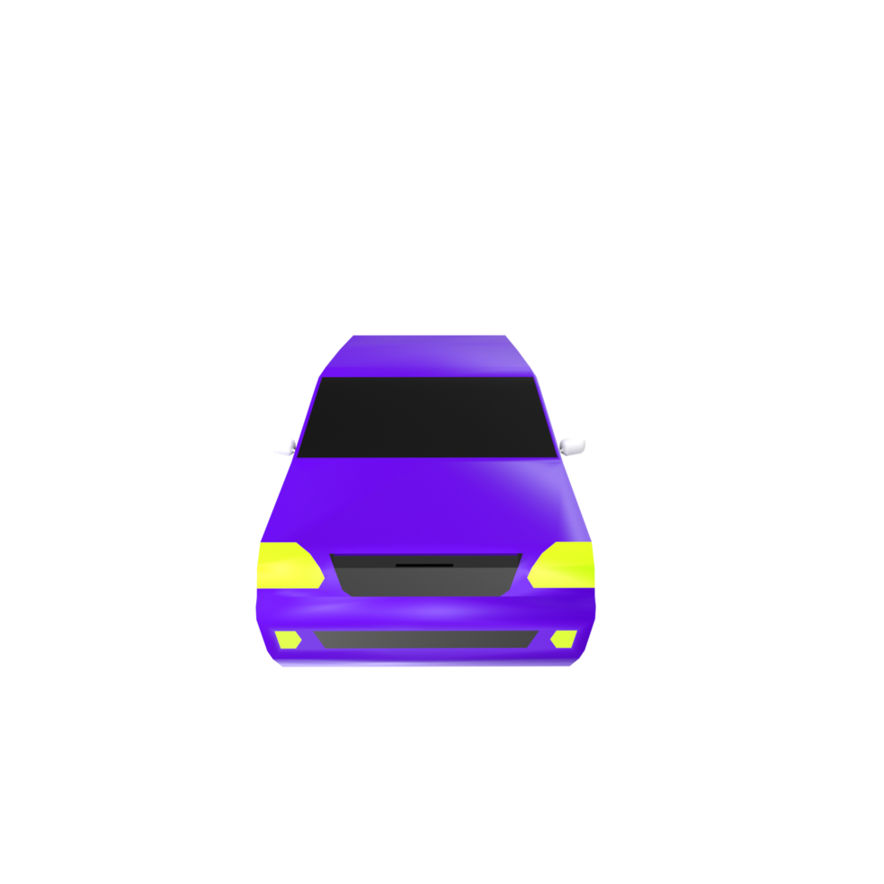 Car isolated on transparent png