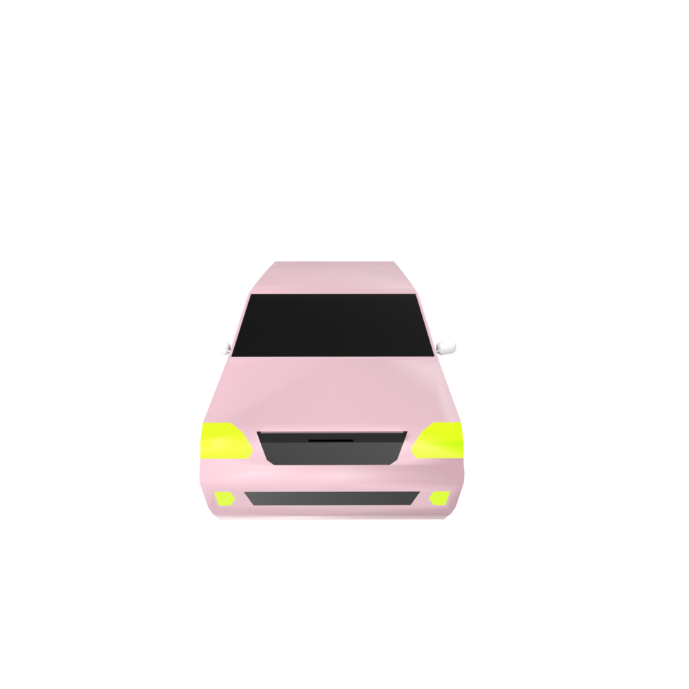 Car isolated on transparent png