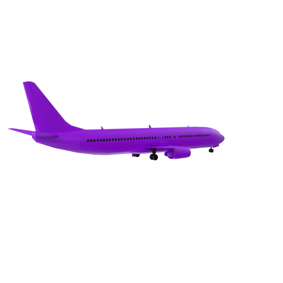 avión aislado en transparente png