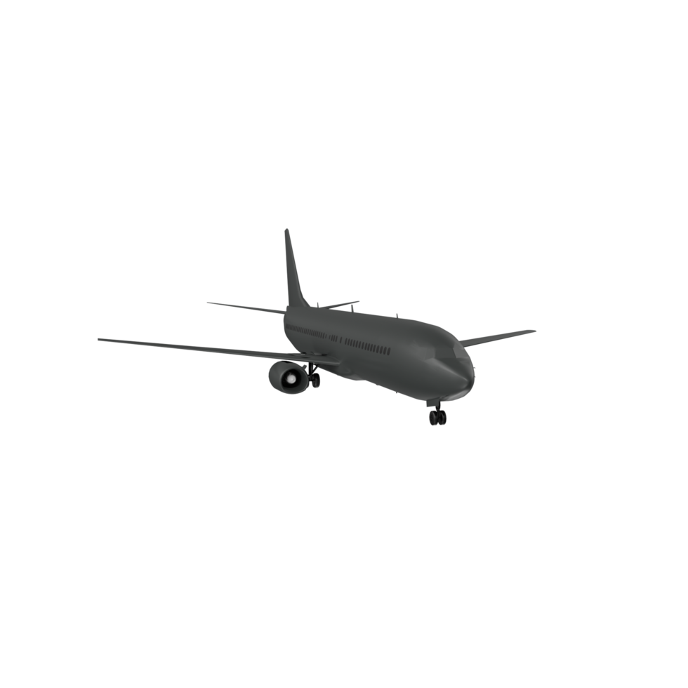 avião isolado em transparente png