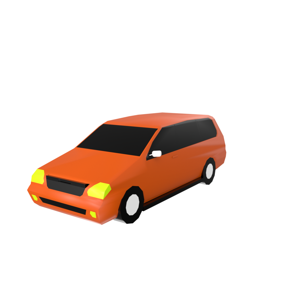 Car isolated on transparent png