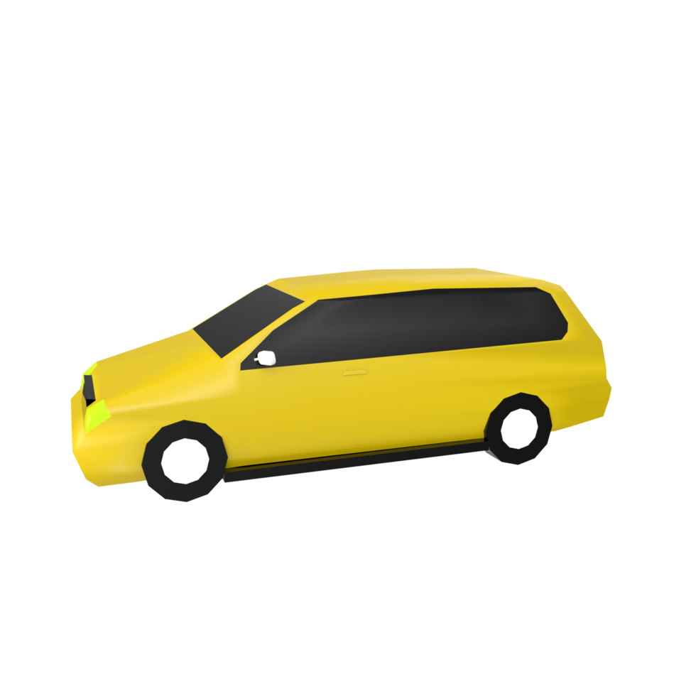 auto isolato su trasparente png