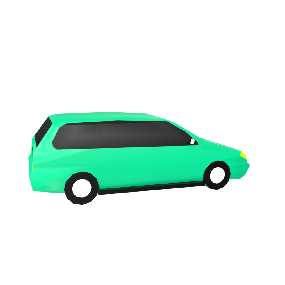 Car isolated on transparent png