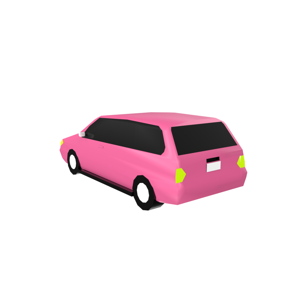 Car isolated on transparent png