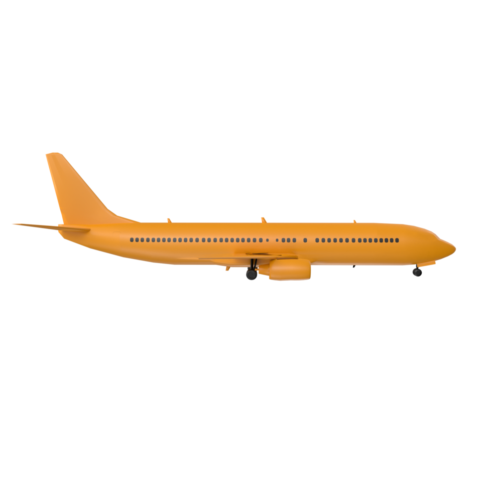 avión aislado en transparente png