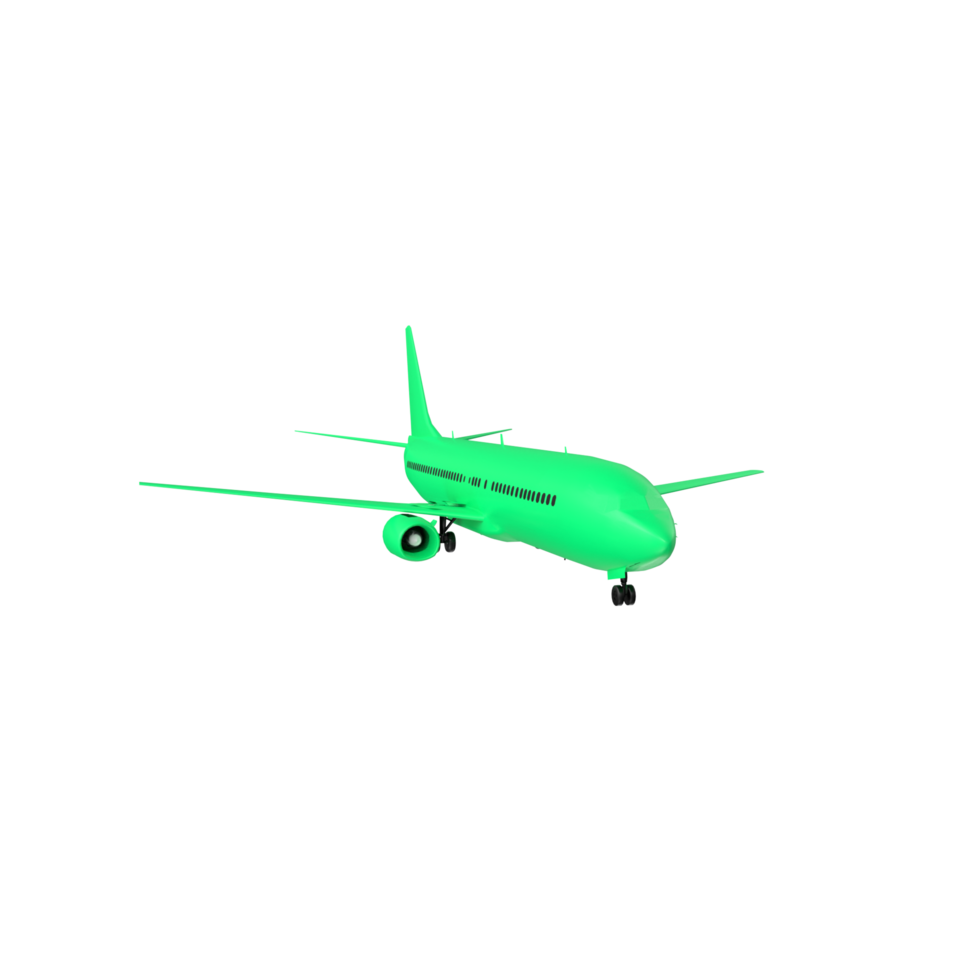 avión aislado en transparente png