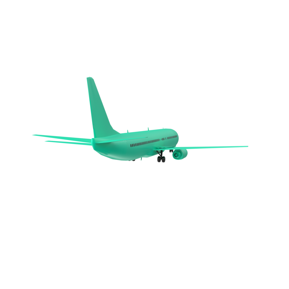 avión aislado en transparente png