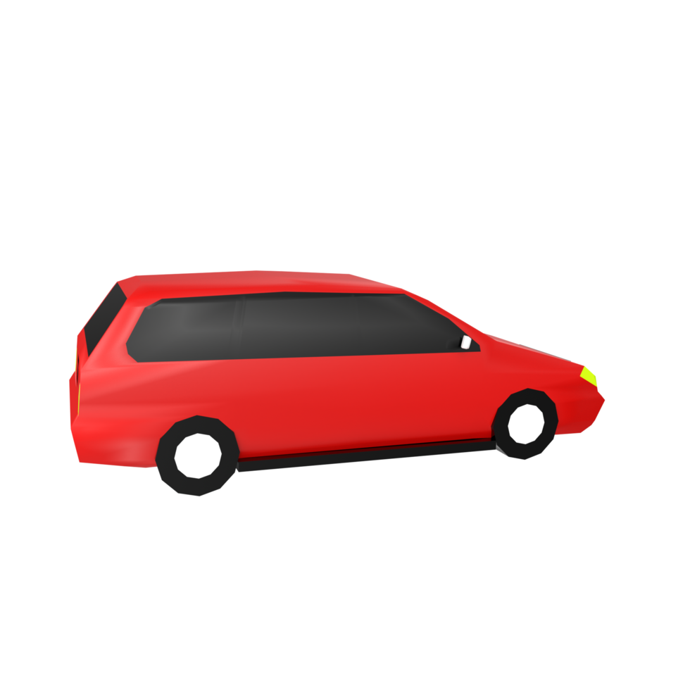 auto isolato su trasparente png