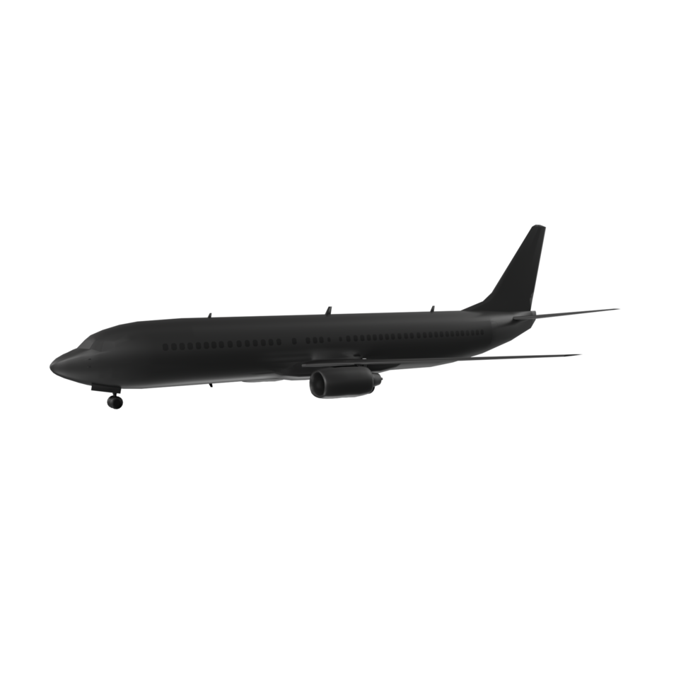 avião isolado em transparente png