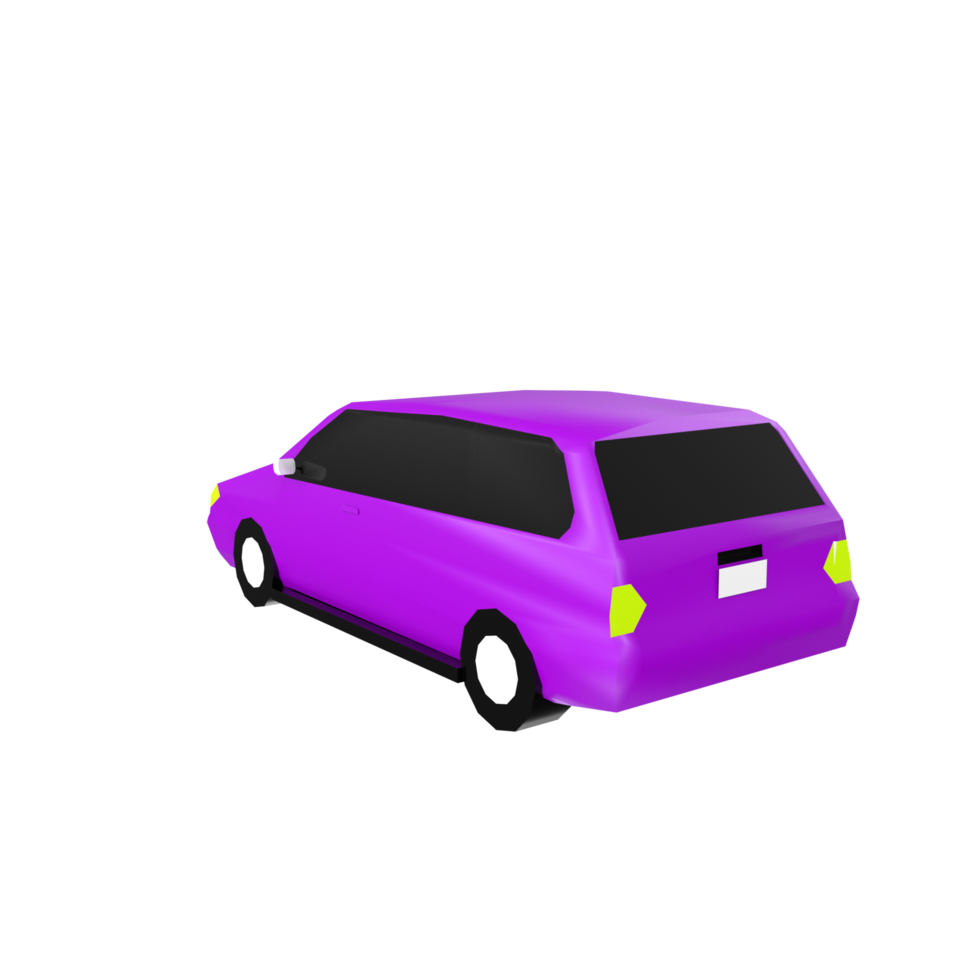 Car isolated on transparent png