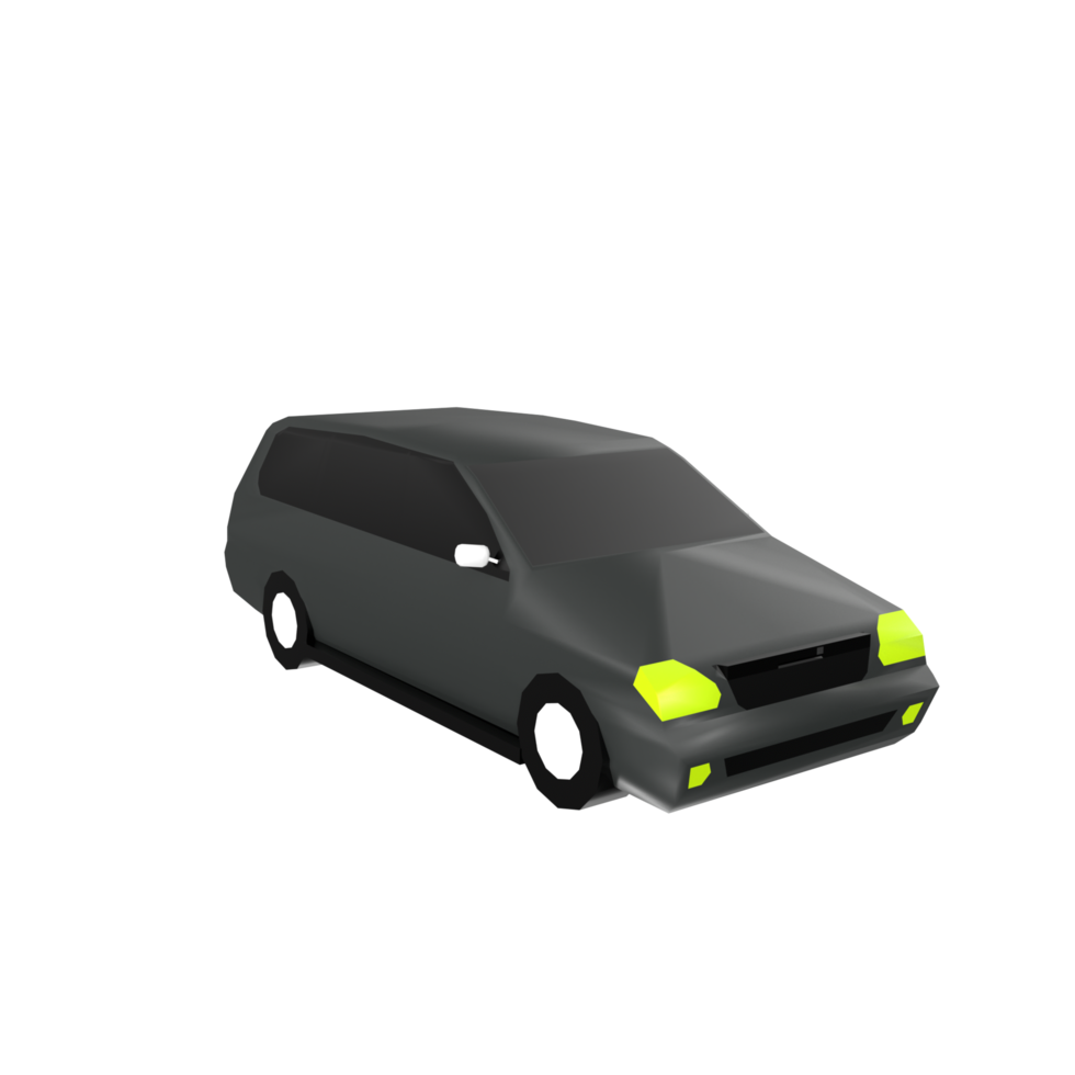 Car isolated on transparent png