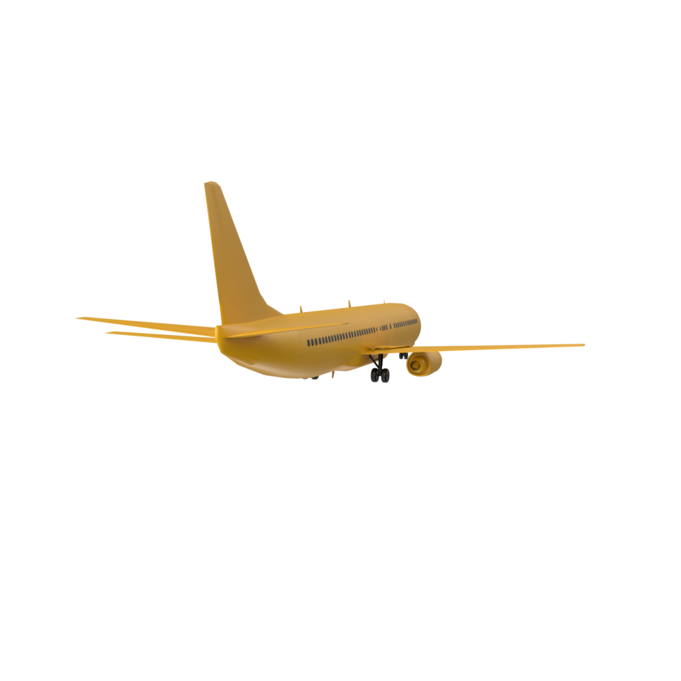 avion isolé sur transparent png