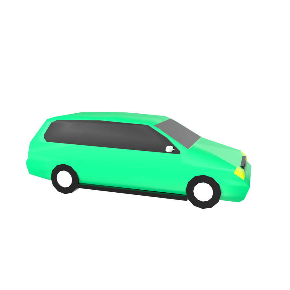 Car isolated on transparent png