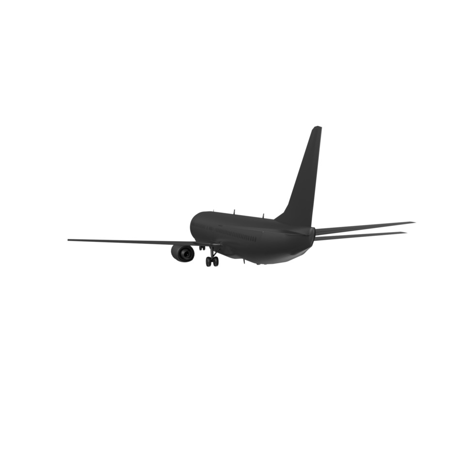 avião isolado em transparente png