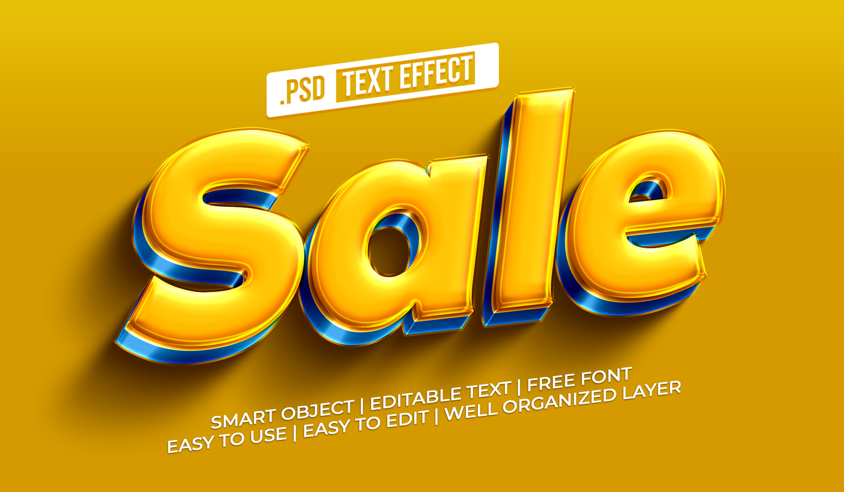 Sale Text Style Effect psd