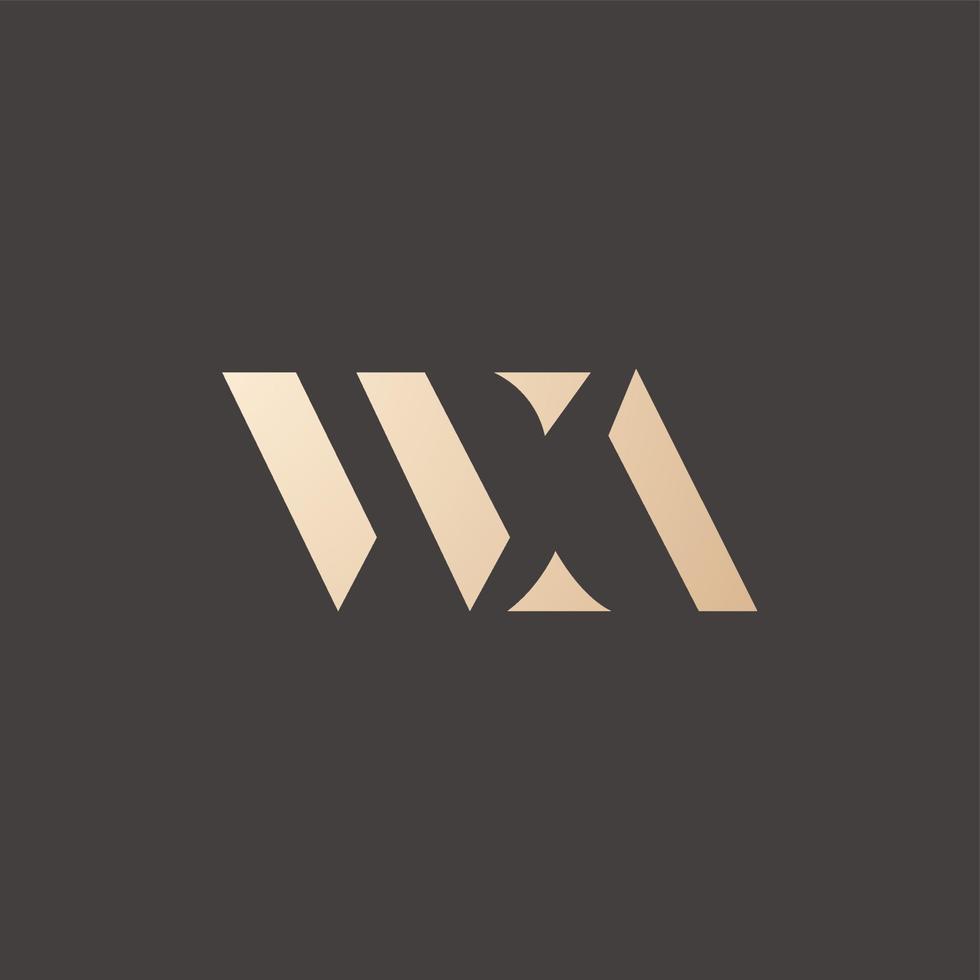 Luxury and modern wa logo design vector