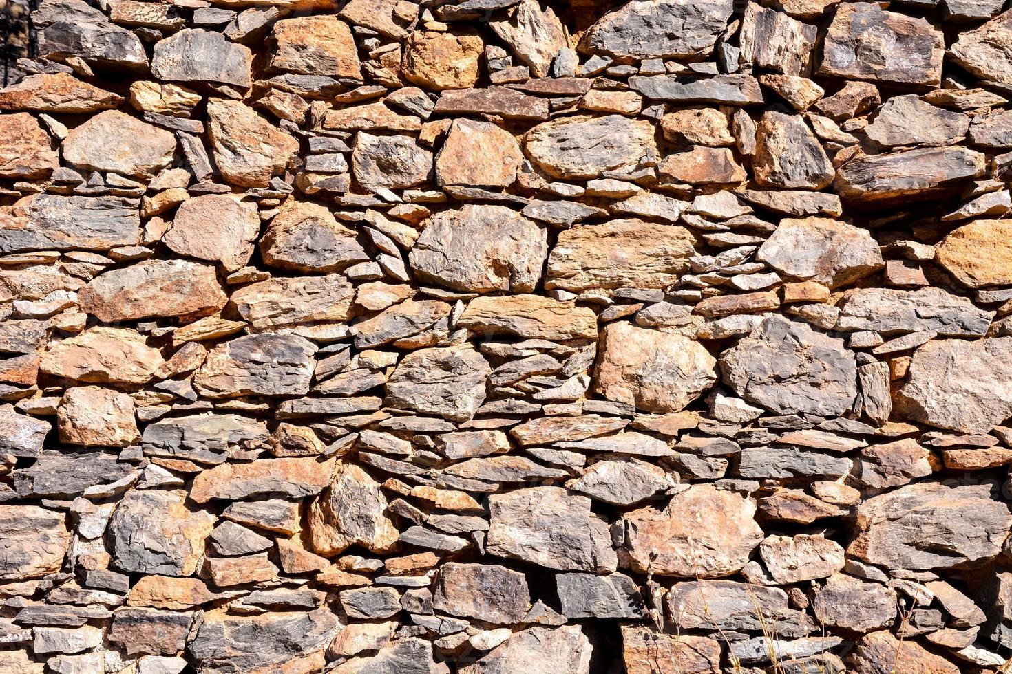 A rock wall photo