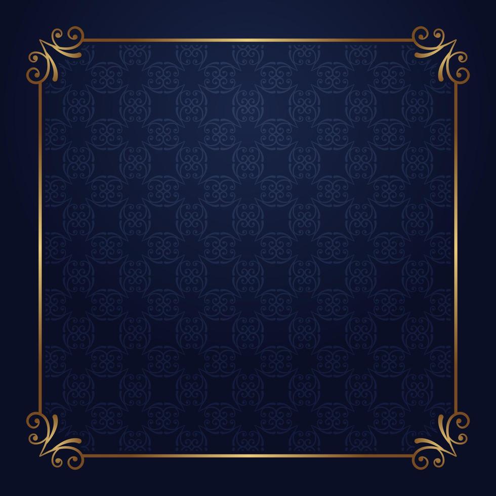 floral pattern, with vintage frame vector